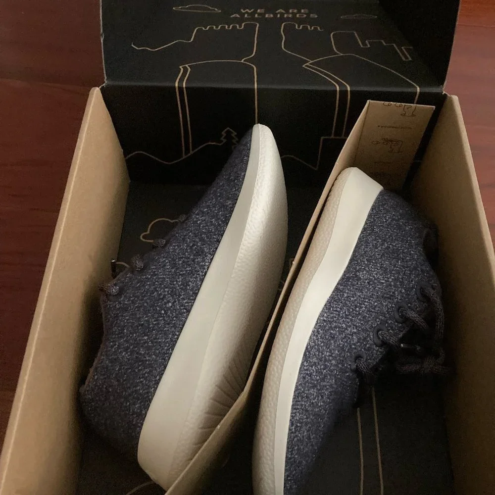 ALLBIRDS Womens Wool Runners MATTERHORN Dk Gray Sneaker Shoe Limited Ed NEW Sz 8 - Picture 4 of 7